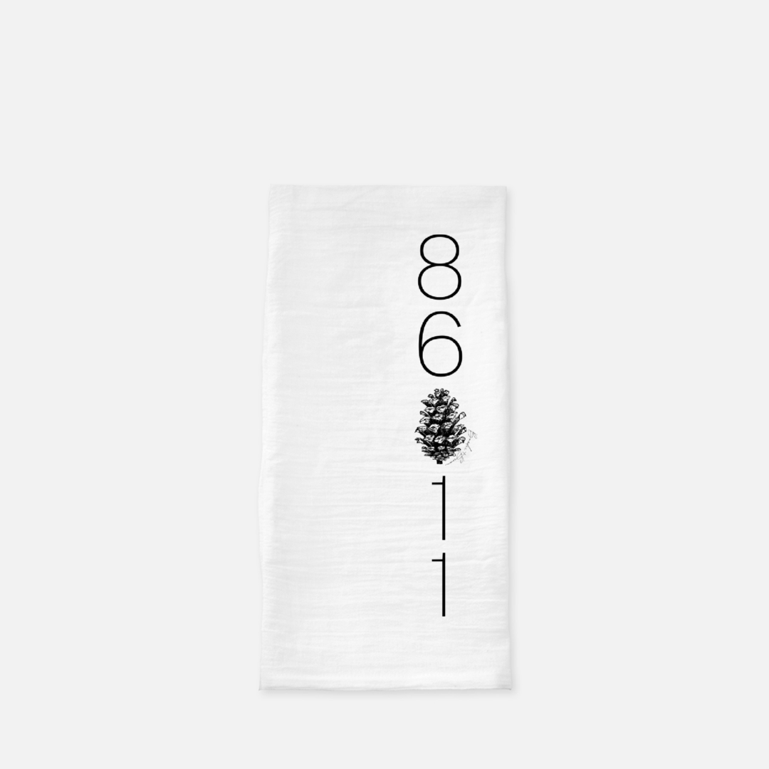 860--- Zip Code Tea Towel ™