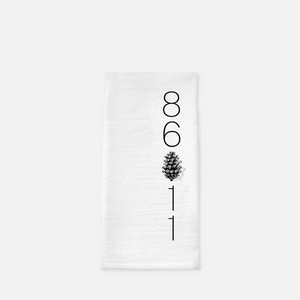 860--- Zip Code Tea Towel ™