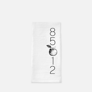 850-- Zip Code Tea Towel ™