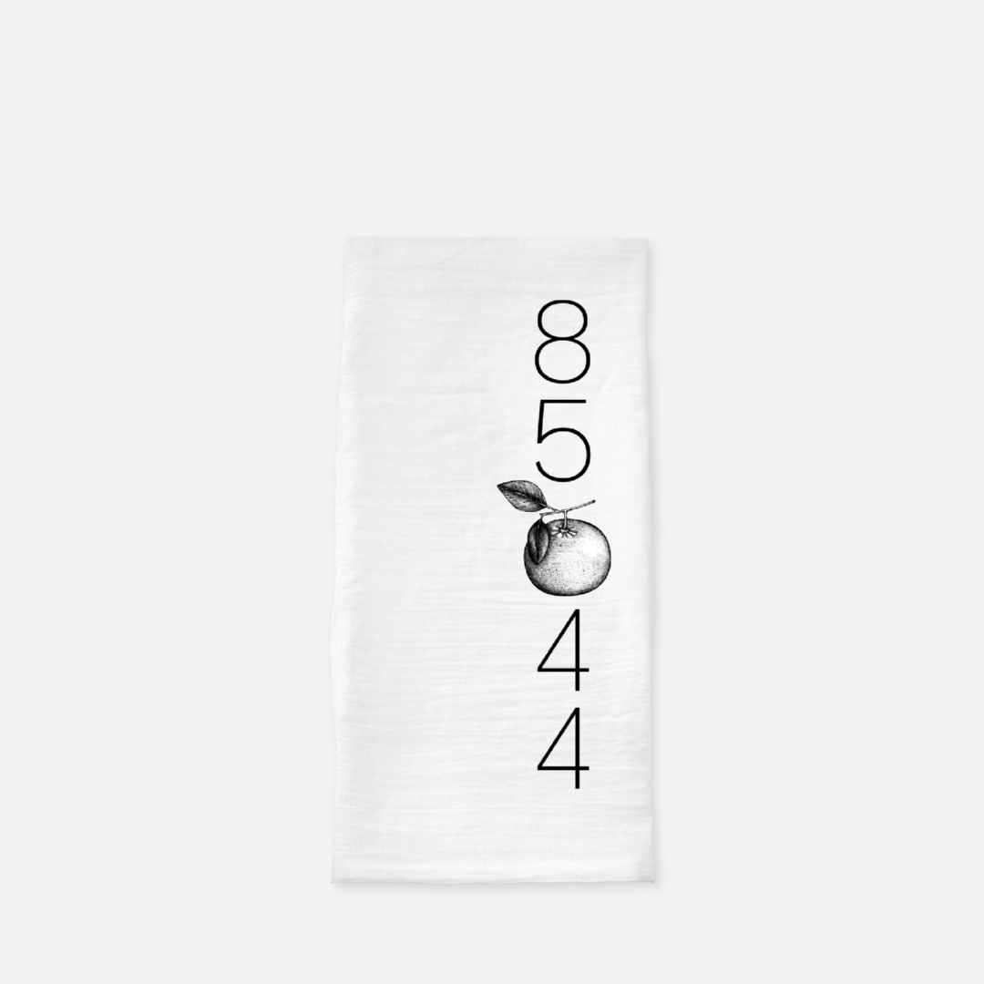850-- Zip Code Tea Towel ™
