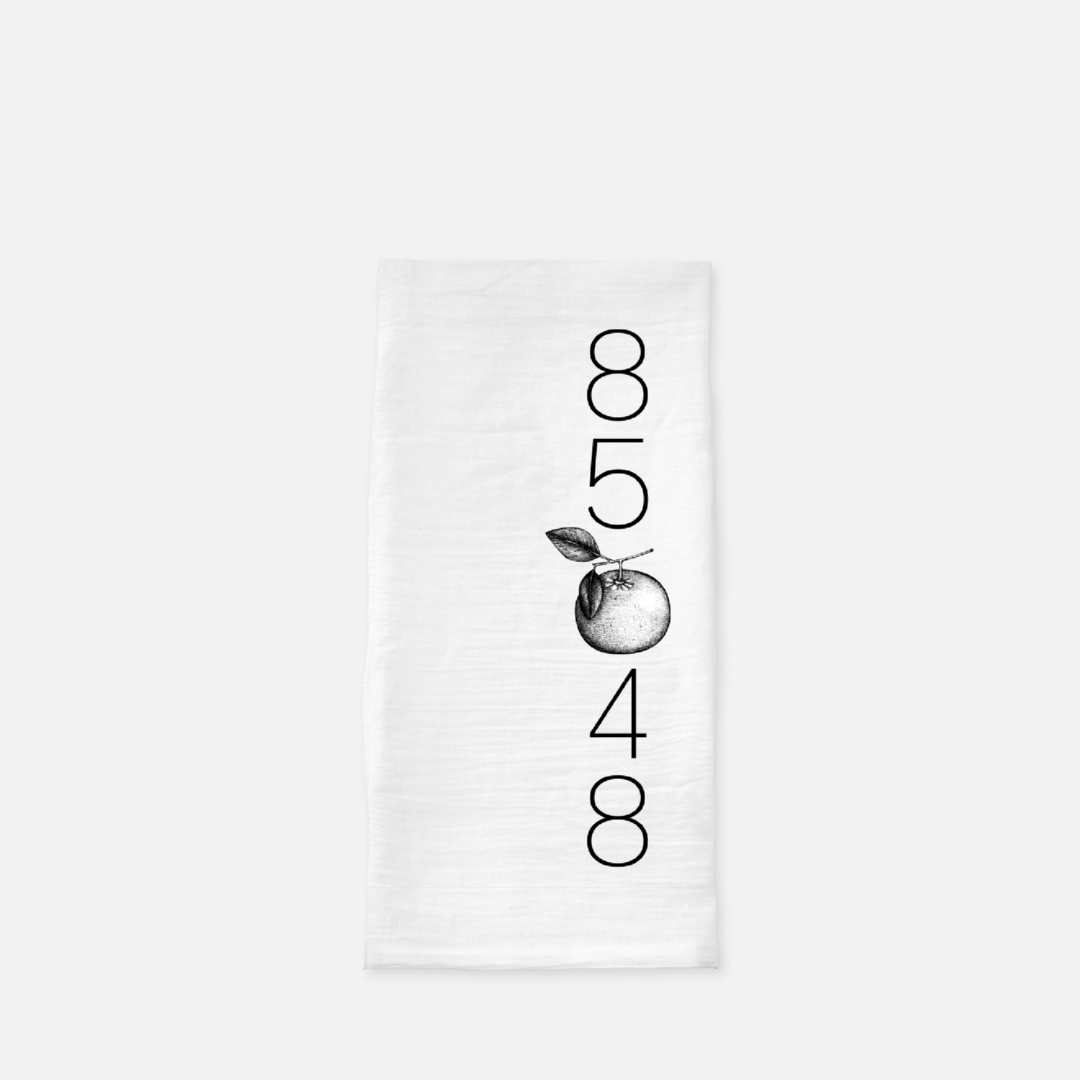 850-- Zip Code Tea Towel ™