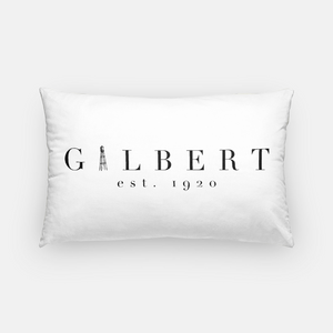 Gilbert Water Tower Artisan Lumbar Pillow Case