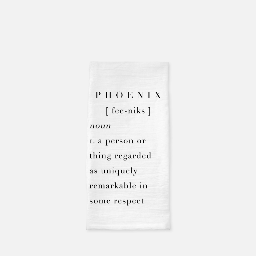 Phoenix Definition Tea Towel