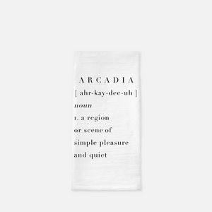 Arcadia Definition Tea Towel